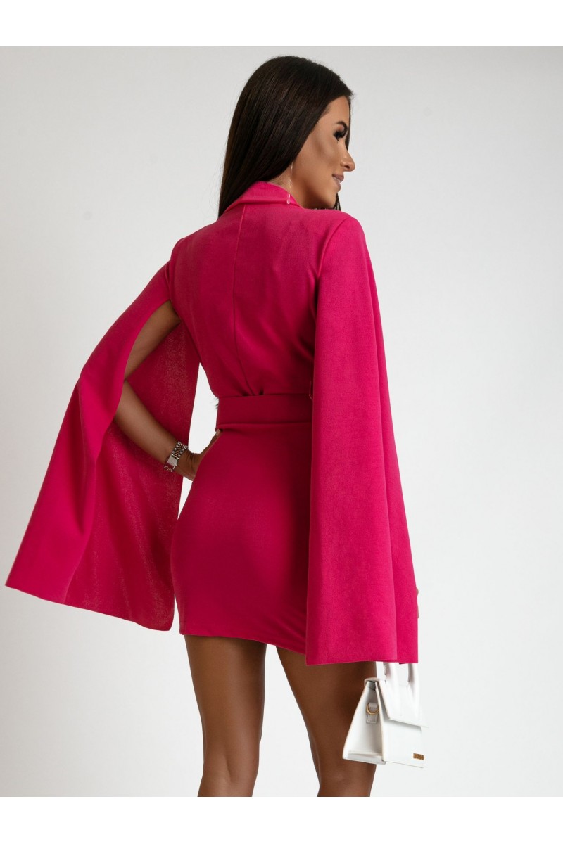Cyklámenová kombinéza GLAM — zozadu